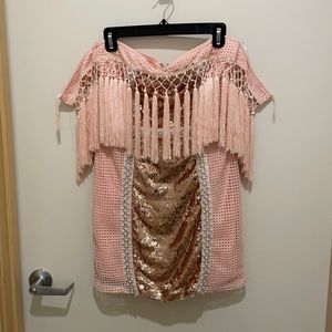 Pretty little thing tassel dress